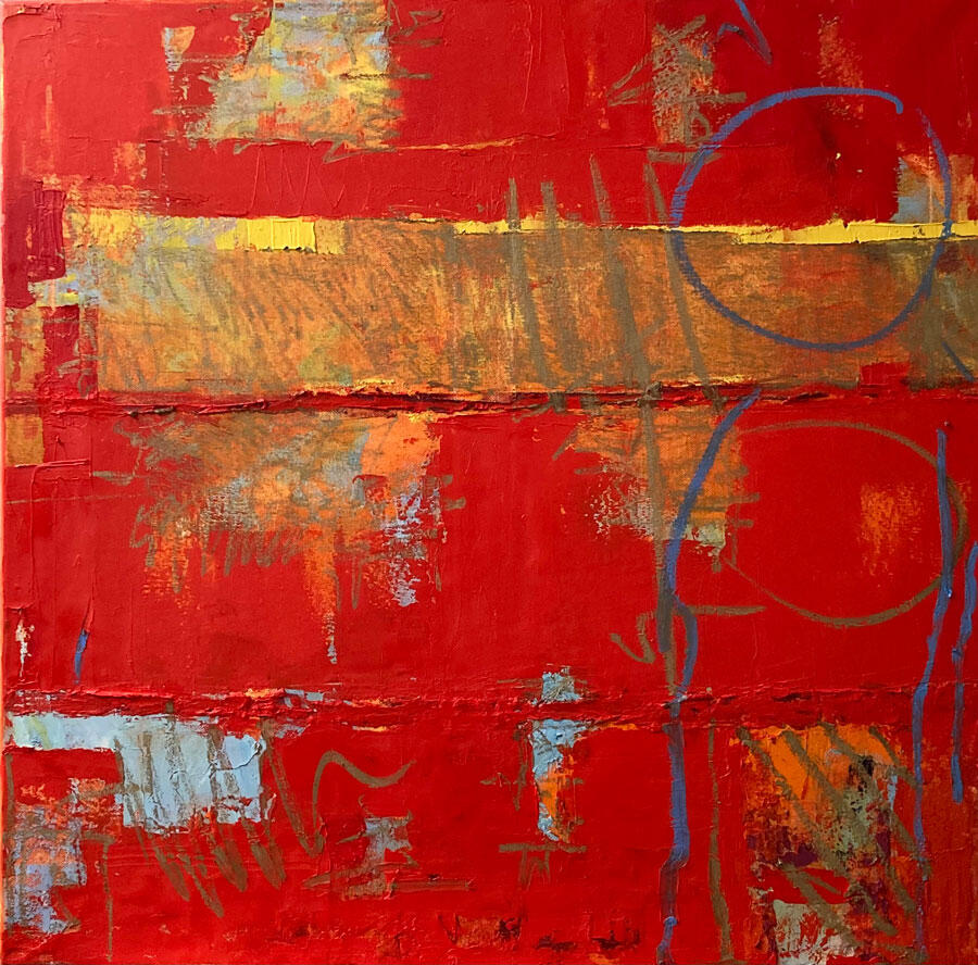 Dockyard Edge II 60 x 60cm Oil on canvas